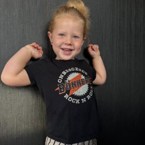 Kinder T-shirt (uni) │ Onbesoesde Rock'n Roll