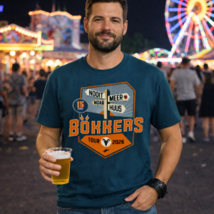 T-shirt (uni)│ Nooit Meer Noar Huus -Tour 2026